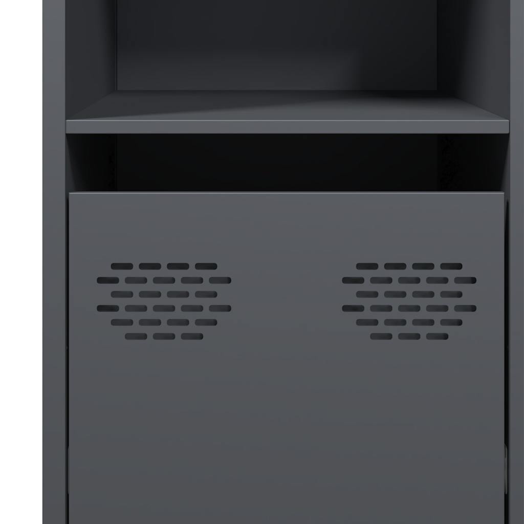 Sideboard, anthracite, 135x39x73.5cm, steel