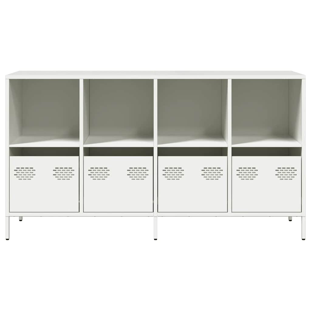 Sideboard, white, 135x39x73.5cm, steel