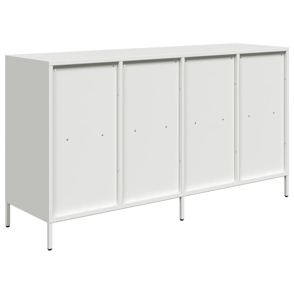 Sideboard, white, 135x39x73.5cm, steel