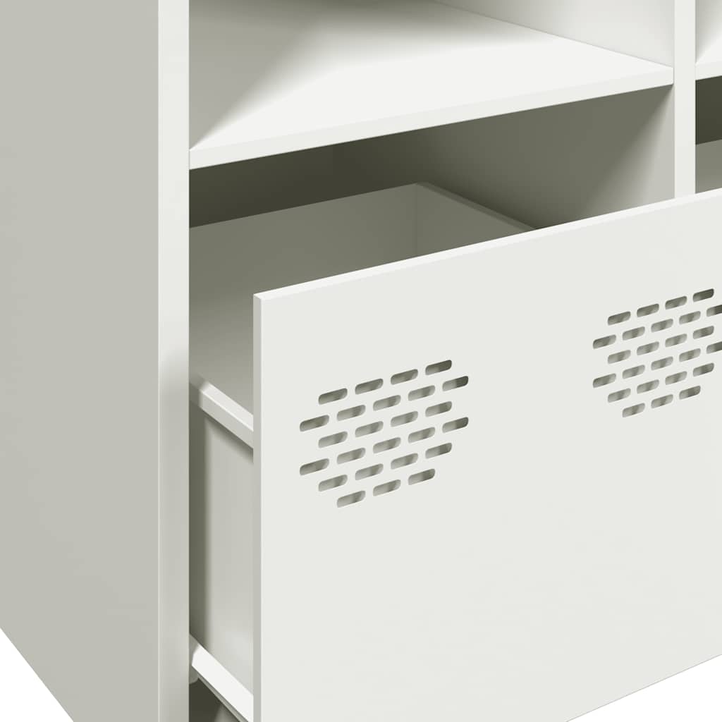 Sideboard, white, 135x39x73.5cm, steel