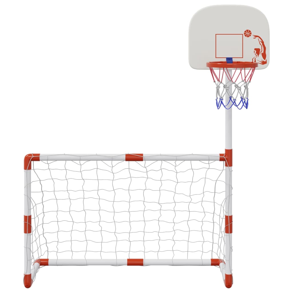 Bērnu futbola un basketbola komplekts, 98x50x70cm