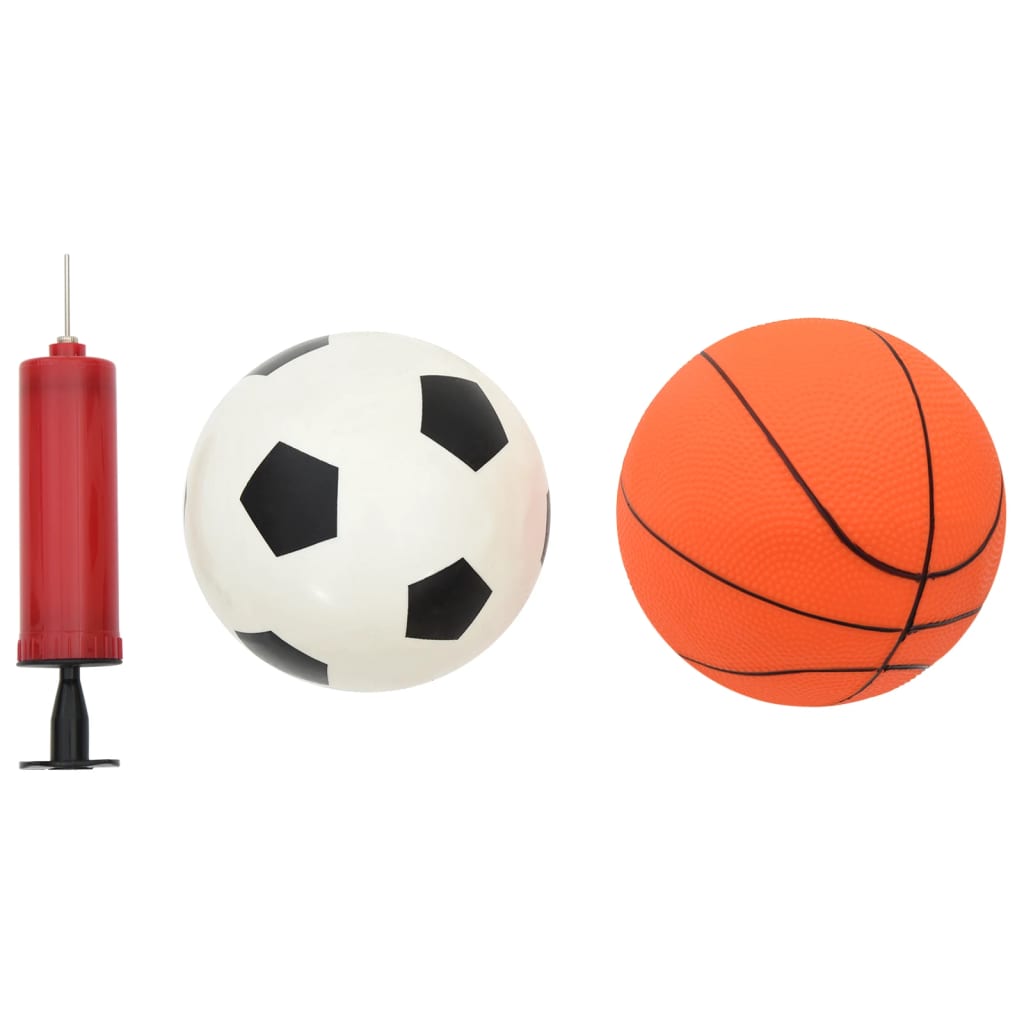 Bērnu futbola un basketbola komplekts, 98x50x70cm