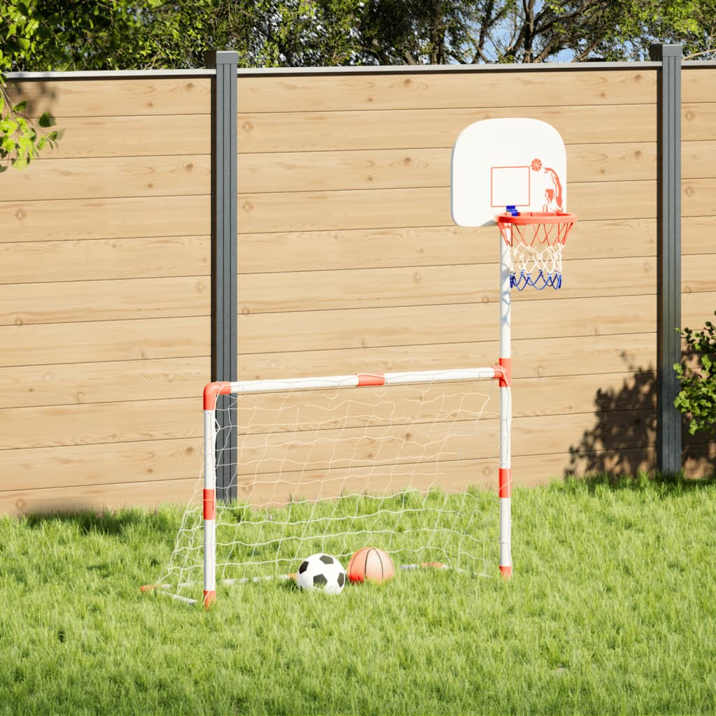 Bērnu futbola un basketbola komplekts, 98x50x70cm