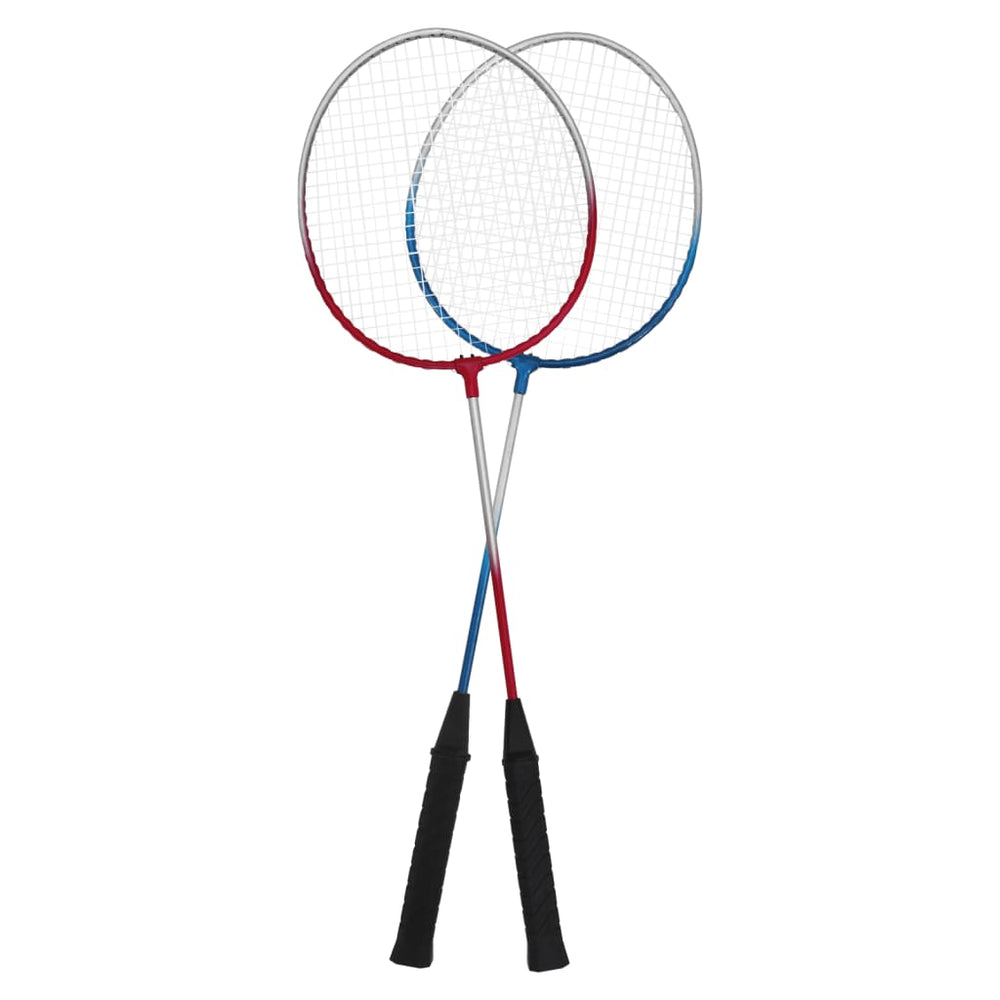 Badminton set with 4 rackets and net, 620x151cm