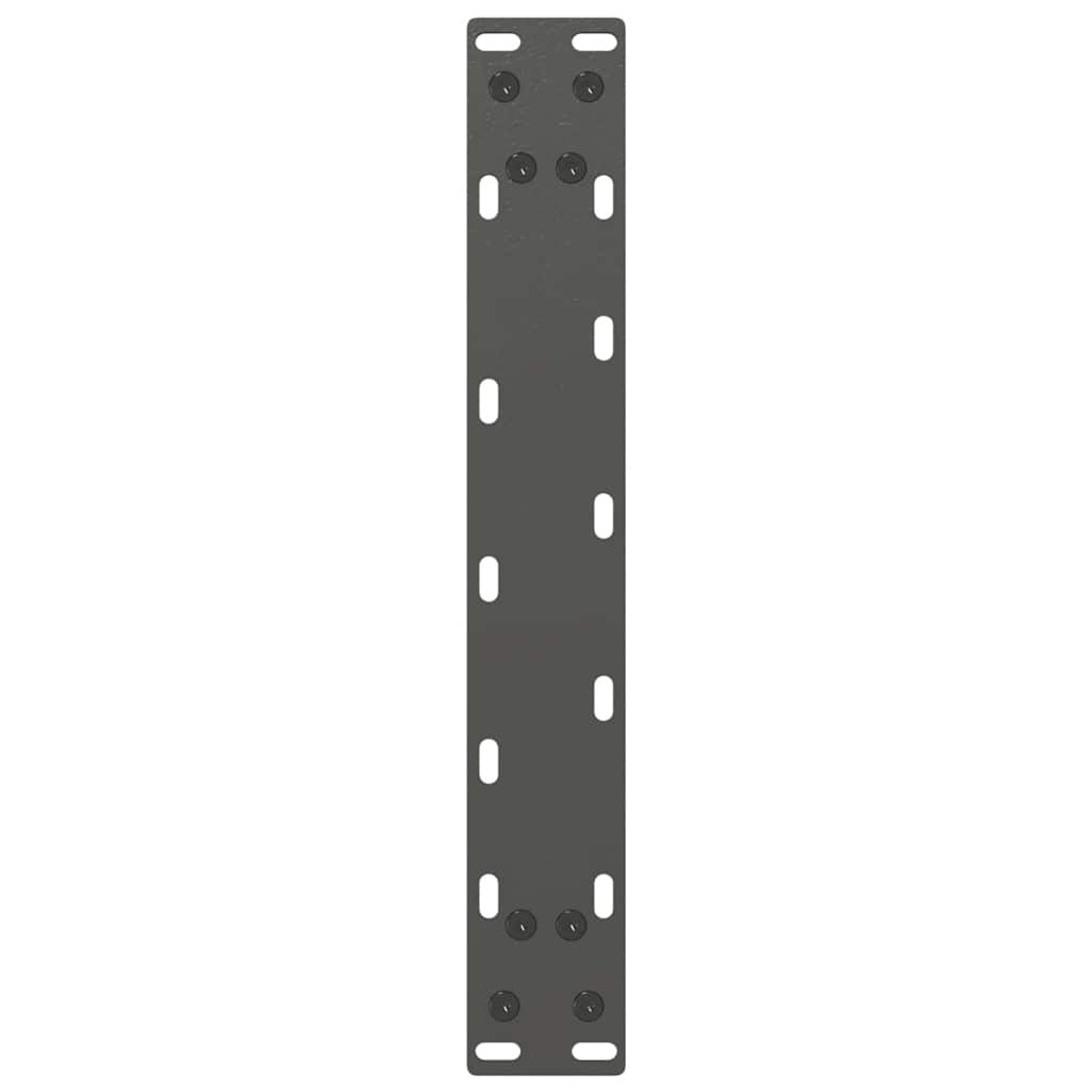 Kavos staliuko kojelės, 2 vnt., antracito spalvos, 30x(30-31) cm, plienas