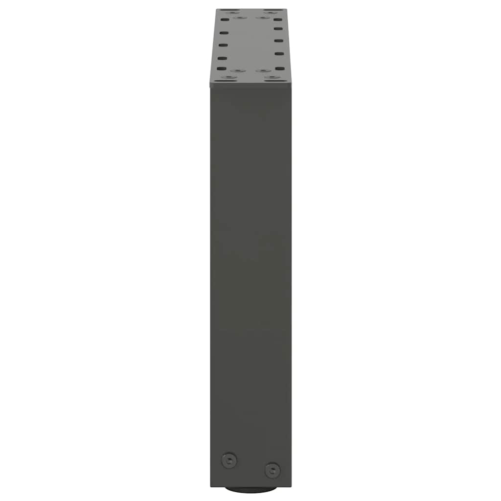 Kafijas galdiņa kājas, 2 gab., antracīta krāsā, 40x(30-31) cm, tērauds, U veida