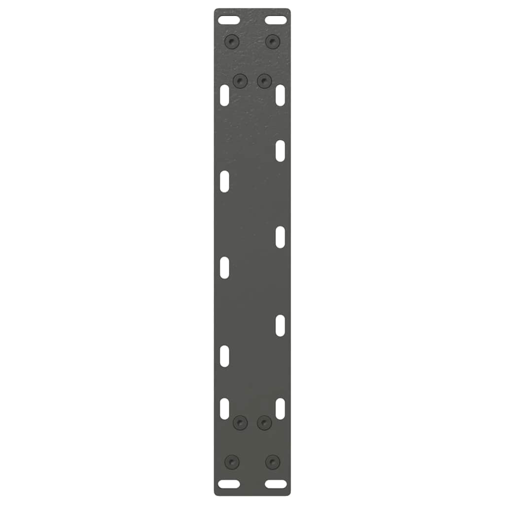 Kavos staliuko kojelės, 2 vnt., antracito spalvos, 38x(42-43) cm, plienas
