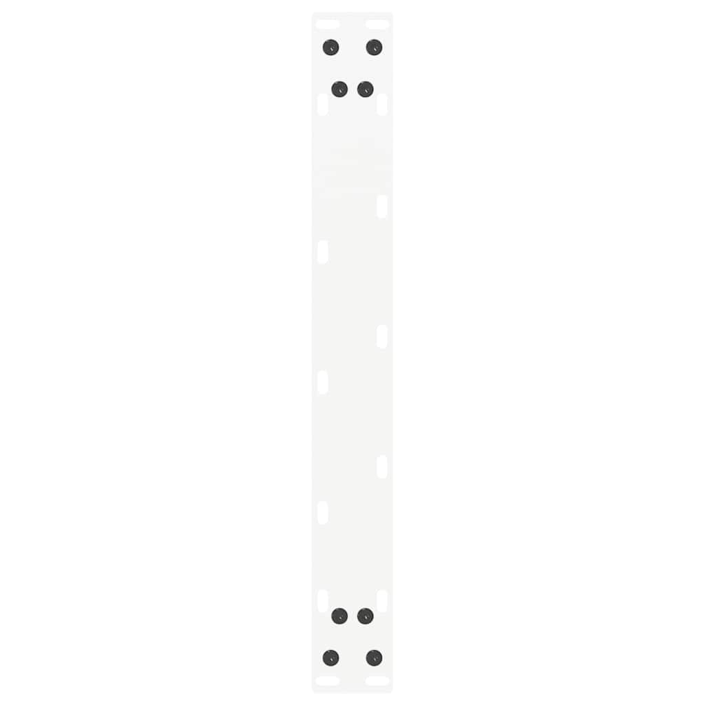 Coffee table legs, 2 pcs., white, 50x(42-43) cm, steel, U-shaped