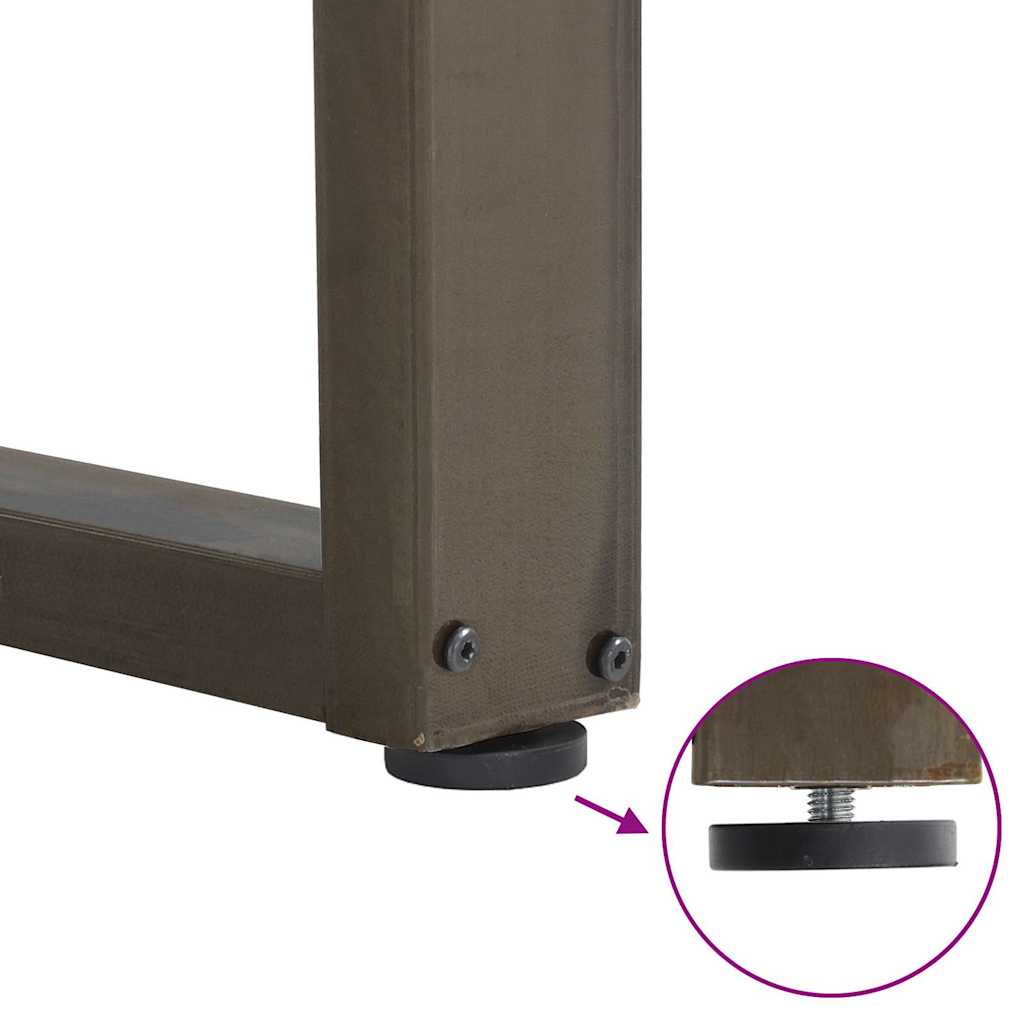 Valgomojo stalo kojelės, U formos, 2 vnt., 60x(72-73)cm