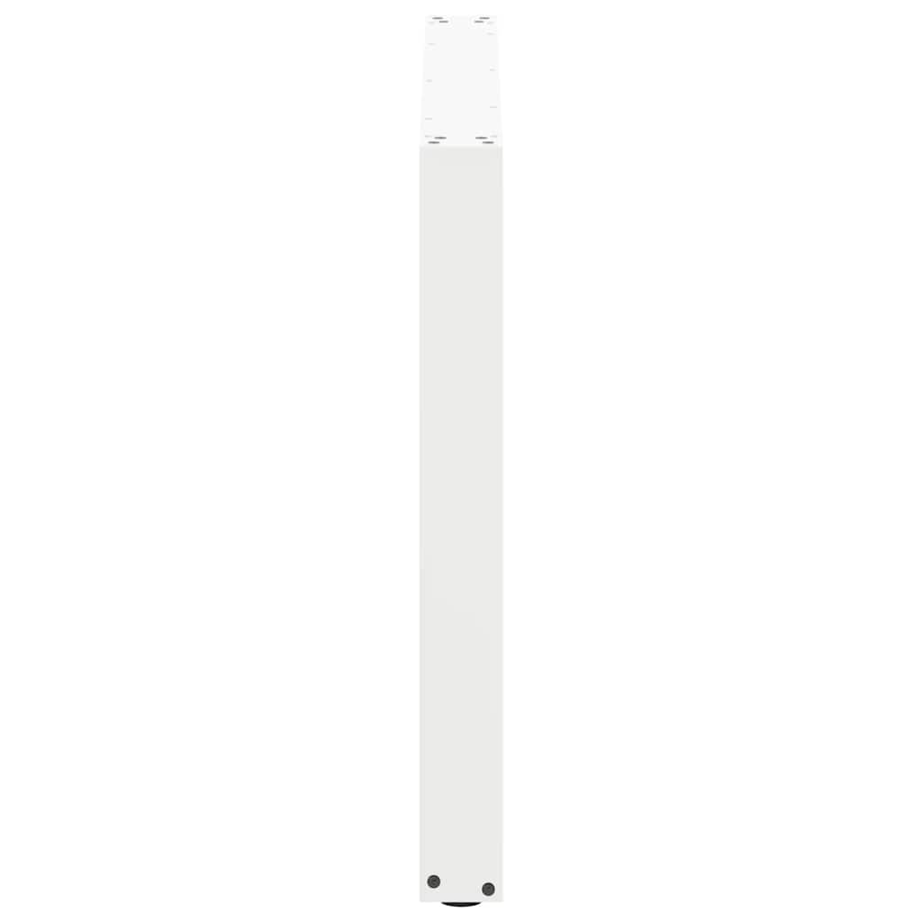 Dining table legs, 2 pcs., white, 100x(72-73) cm, steel, U-shaped