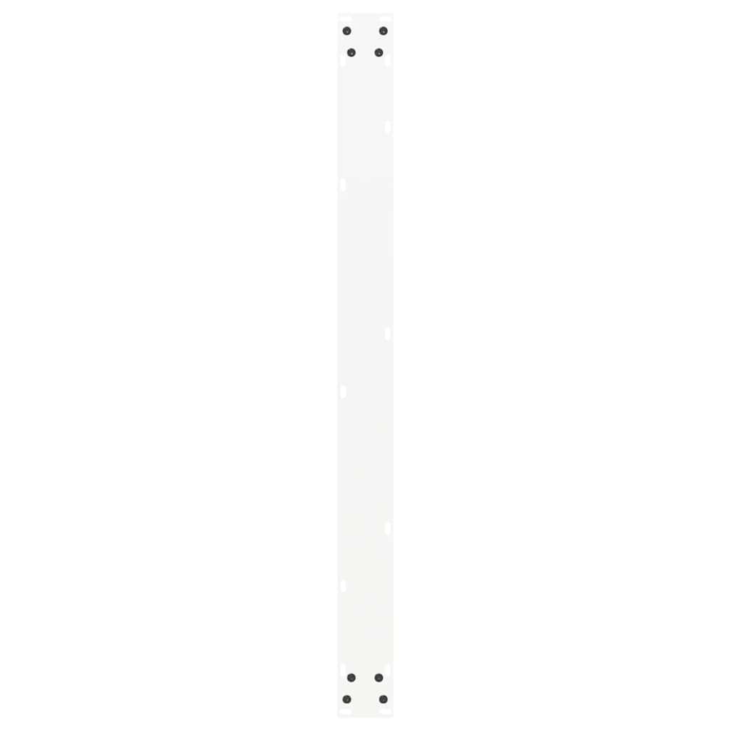 Dining table legs, 2 pcs., white, 100x(72-73) cm, steel, U-shaped