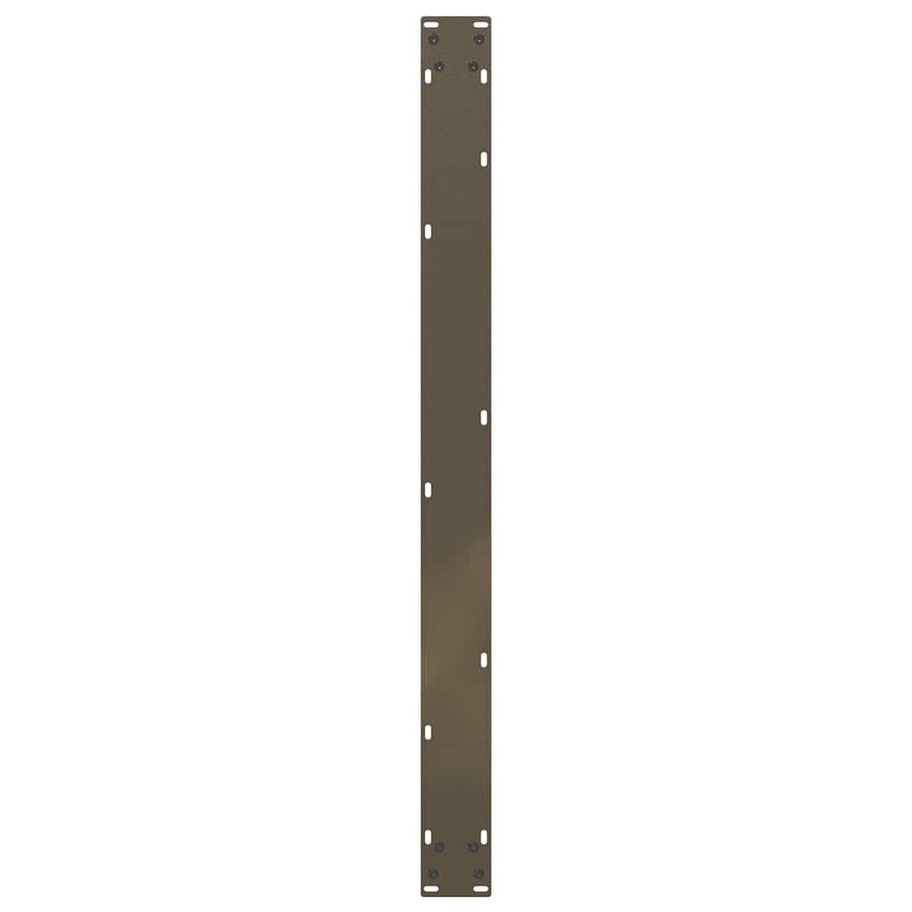 Valgomojo stalo kojelės, U formos, 2 vnt., natūralus plienas, 100 x (72-73) cm, plienas