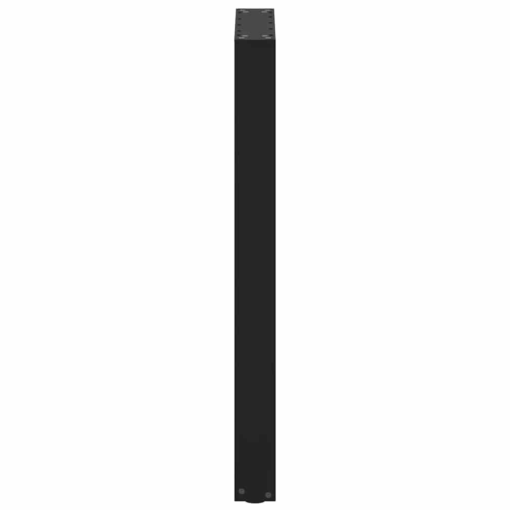 Baro stalo kojos, U formos, 2 vnt., juodos, 40x(90-91) cm, plienas