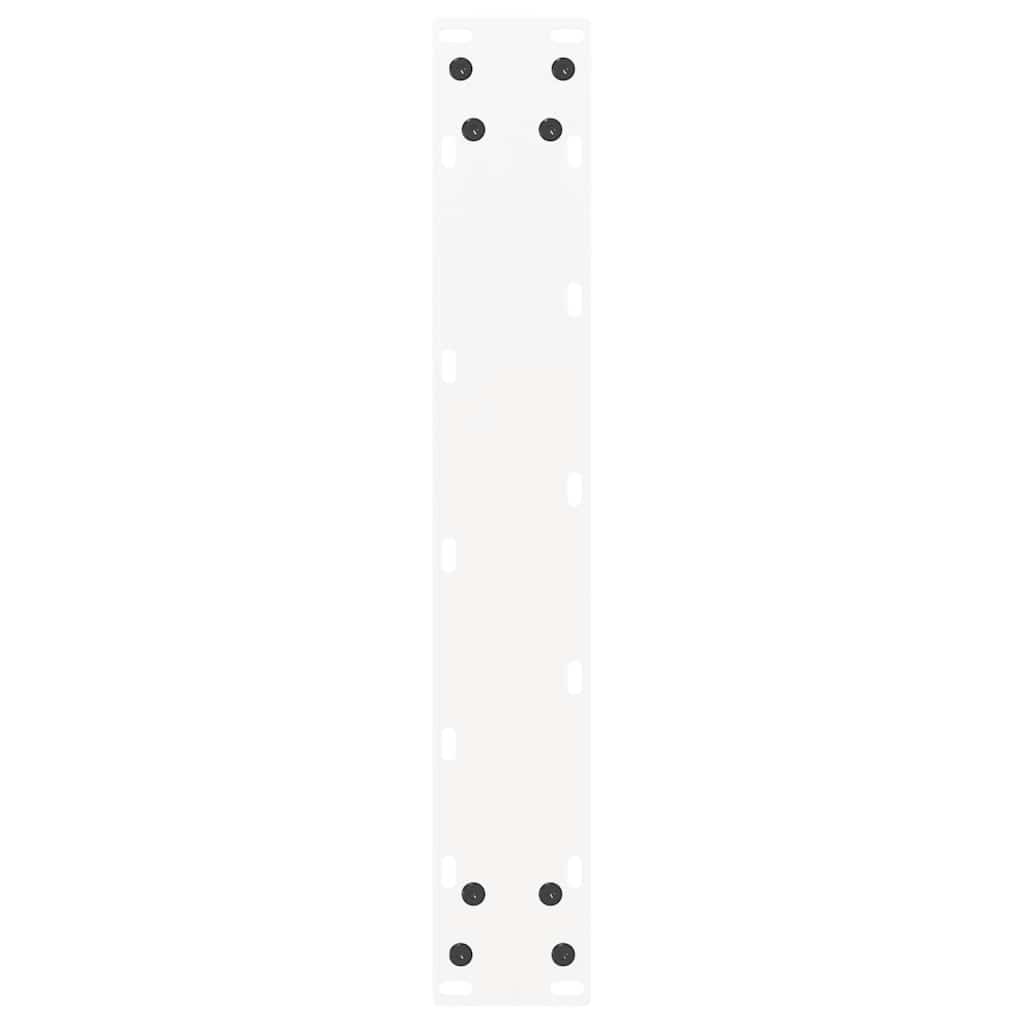 Baro stalo kojos, U formos, 2 vnt., baltos, 40x(90-91) cm, plienas