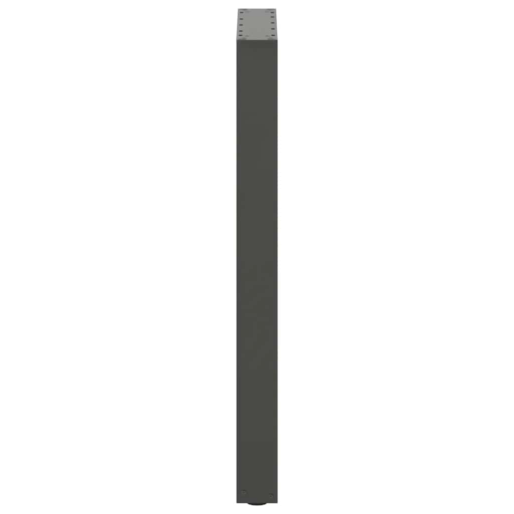 Baro stalo kojos, U formos, 2 vnt., antracito spalvos, 40x(90-91) cm, plienas