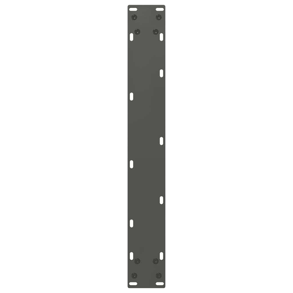 Baro stalo kojos, U formos, 2 vnt., antracito spalvos, 60x(90-91) cm, plienas