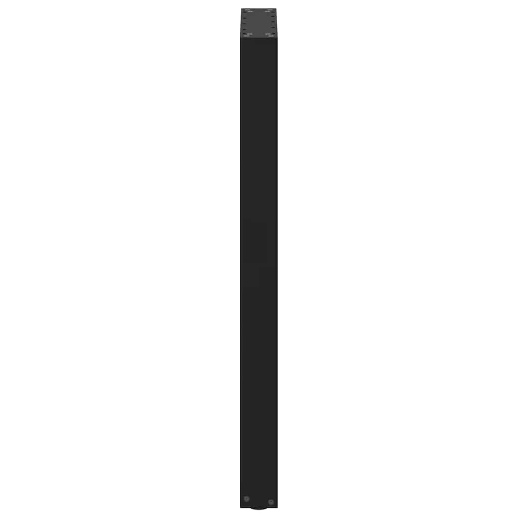 Baro stalo kojos, U formos, 2 vnt., juodos, 40x(100-101) cm, plienas