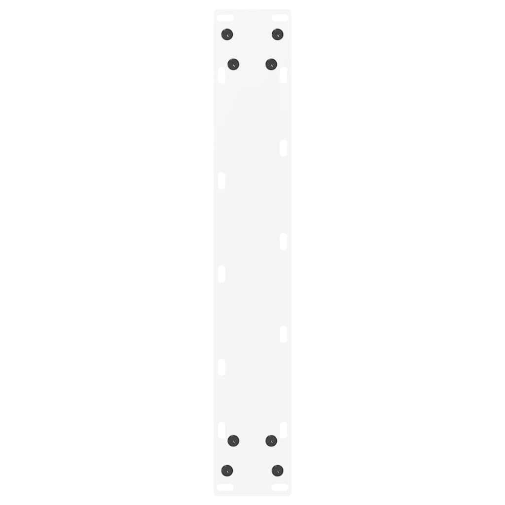 Baro stalo kojos, U formos, 2 vnt., baltos, 40x(100-101) cm, plienas