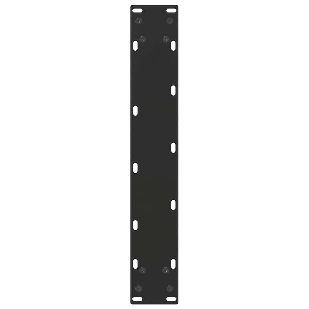 Baro stalo kojos, U formos, 2 vnt., juodos, 50x(100-101) cm, plienas