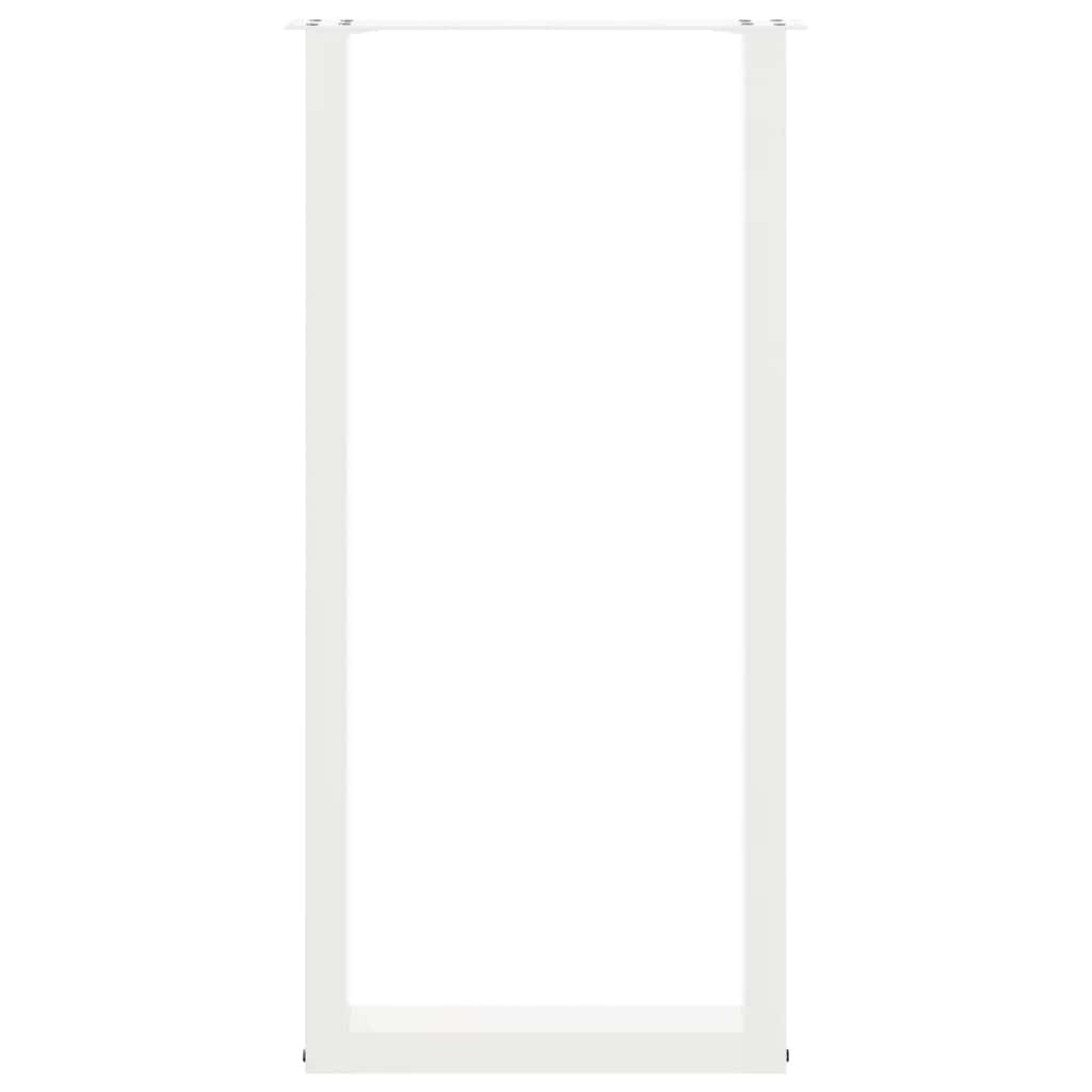 Baro stalo kojos, U formos, 2 vnt., baltos, 50x(100-101) cm, plienas