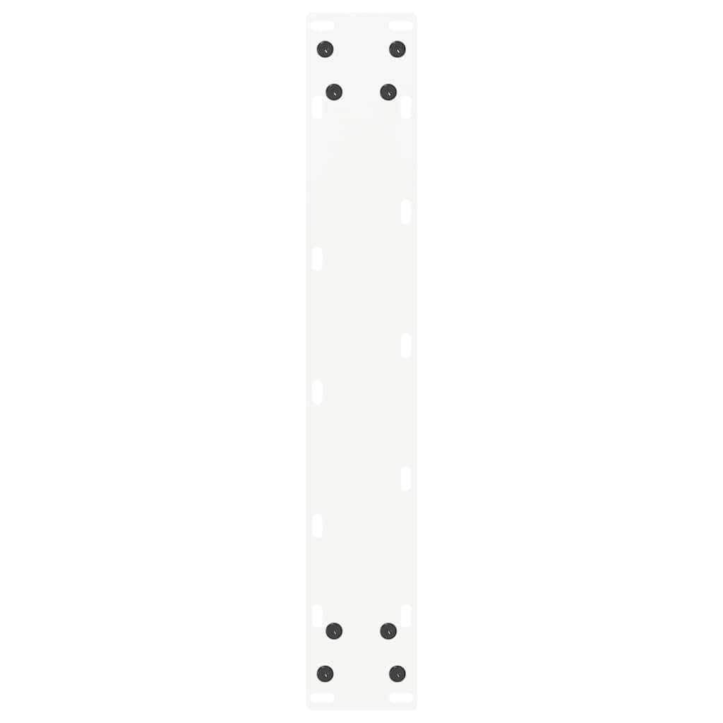 Baro stalo kojos, U formos, 2 vnt., baltos, 50x(100-101) cm, plienas