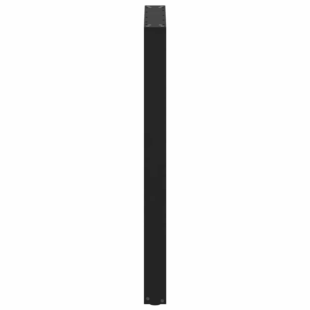 Baro stalo kojos, U formos, 2 vnt., juodos, 60x(100-101) cm, plienas