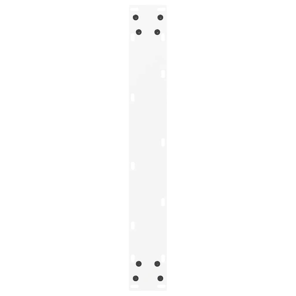 Bāra galda kājas, U veida, 2 gab., baltas, 60x(100-101) cm, tērauds