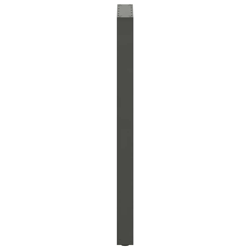 Baro stalo kojos, U formos, 2 vnt., antracito spalvos, 40x(110-111) cm, plienas
