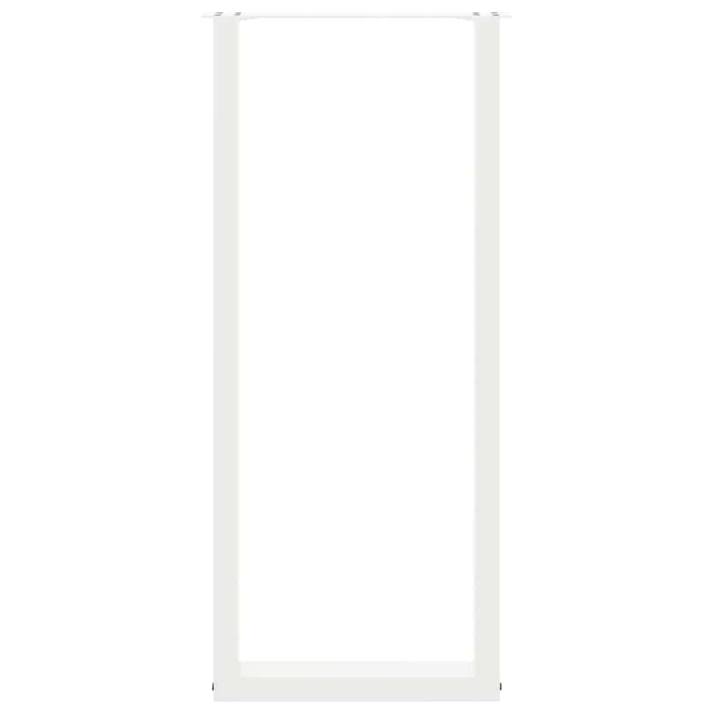 Baro stalo kojos, U formos, 2 vnt., baltos, 50x(110-111) cm, plienas