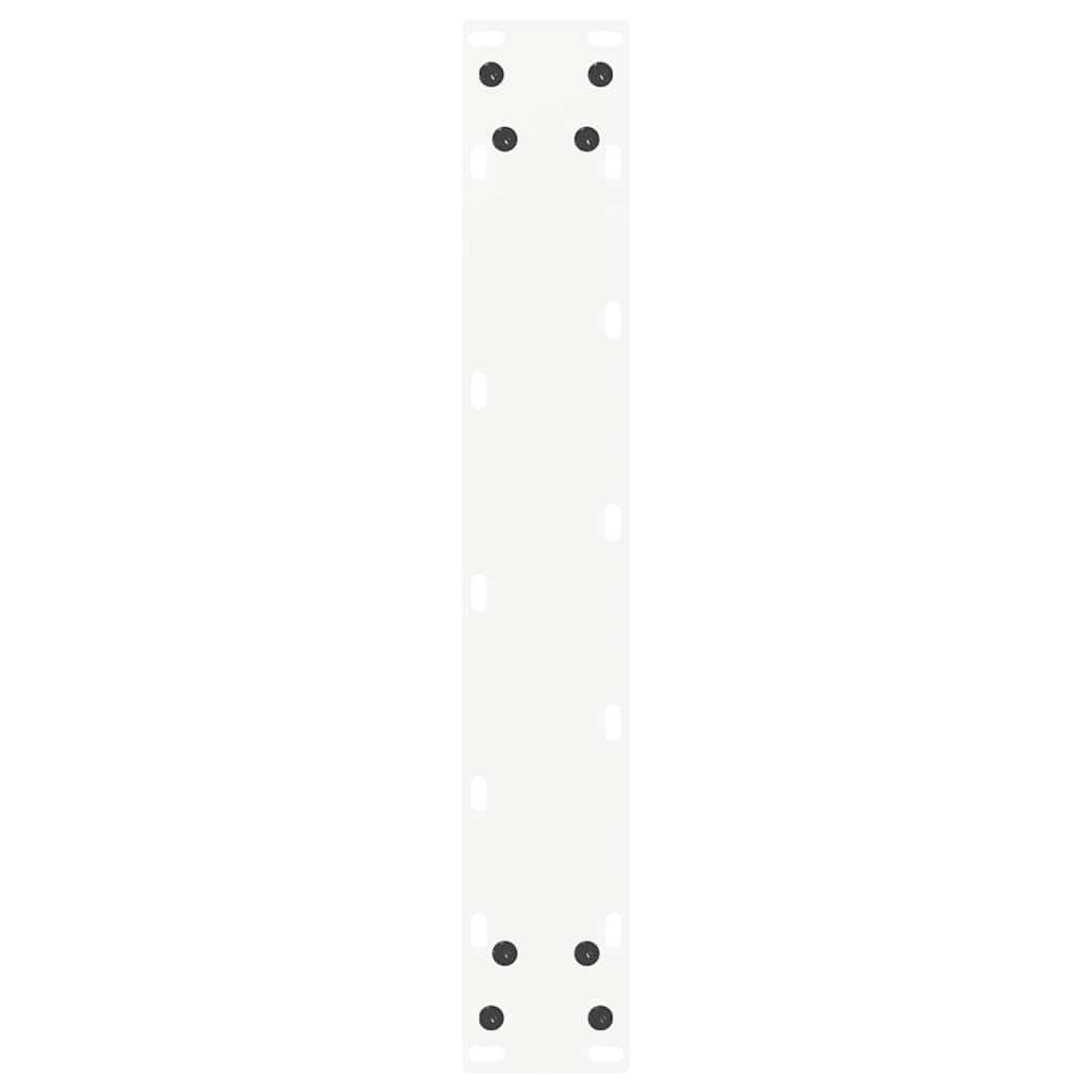 Baro stalo kojos, U formos, 2 vnt., baltos, 50x(110-111) cm, plienas
