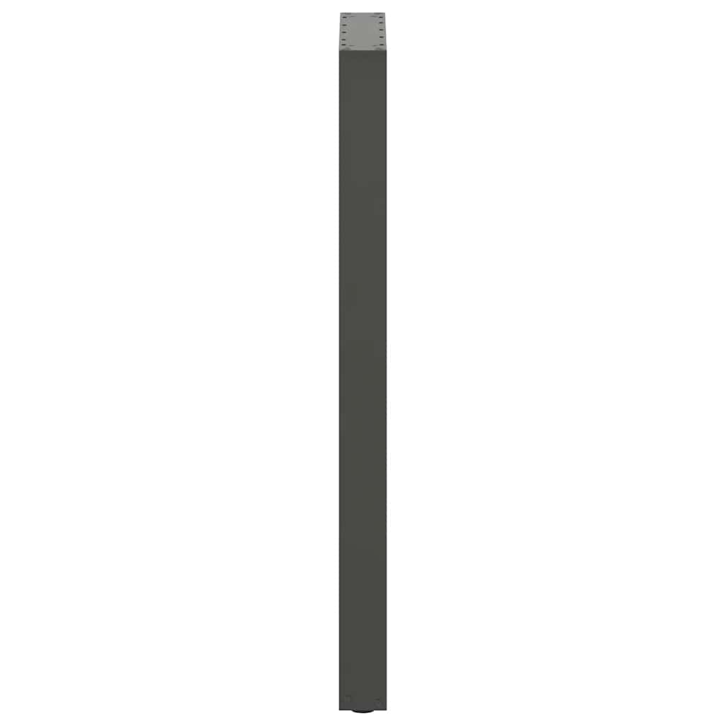 Baro stalo kojos, U formos, 2 vnt., antracito spalvos, 50x(110-111) cm, plienas