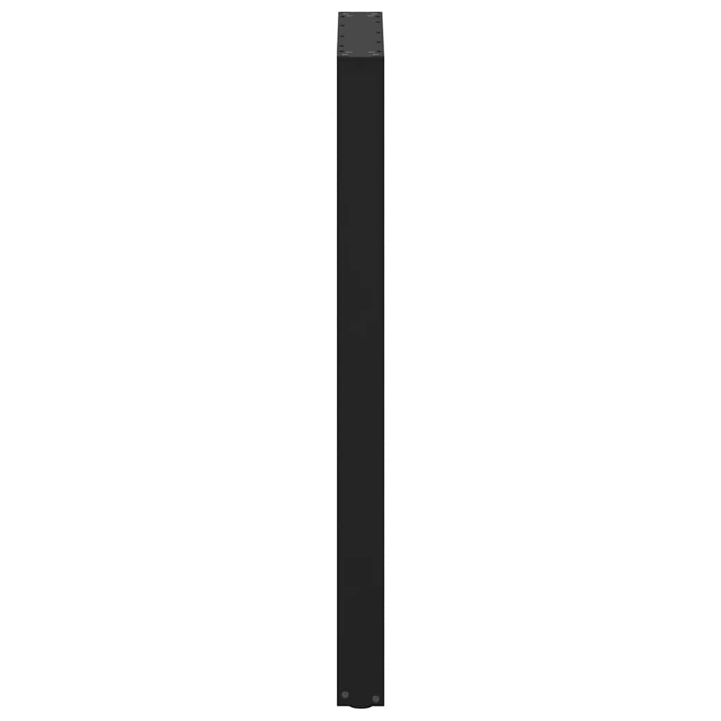 Bāra galda kājas, U veida, 2 gab., melnas, 60x(110-111) cm, tērauds