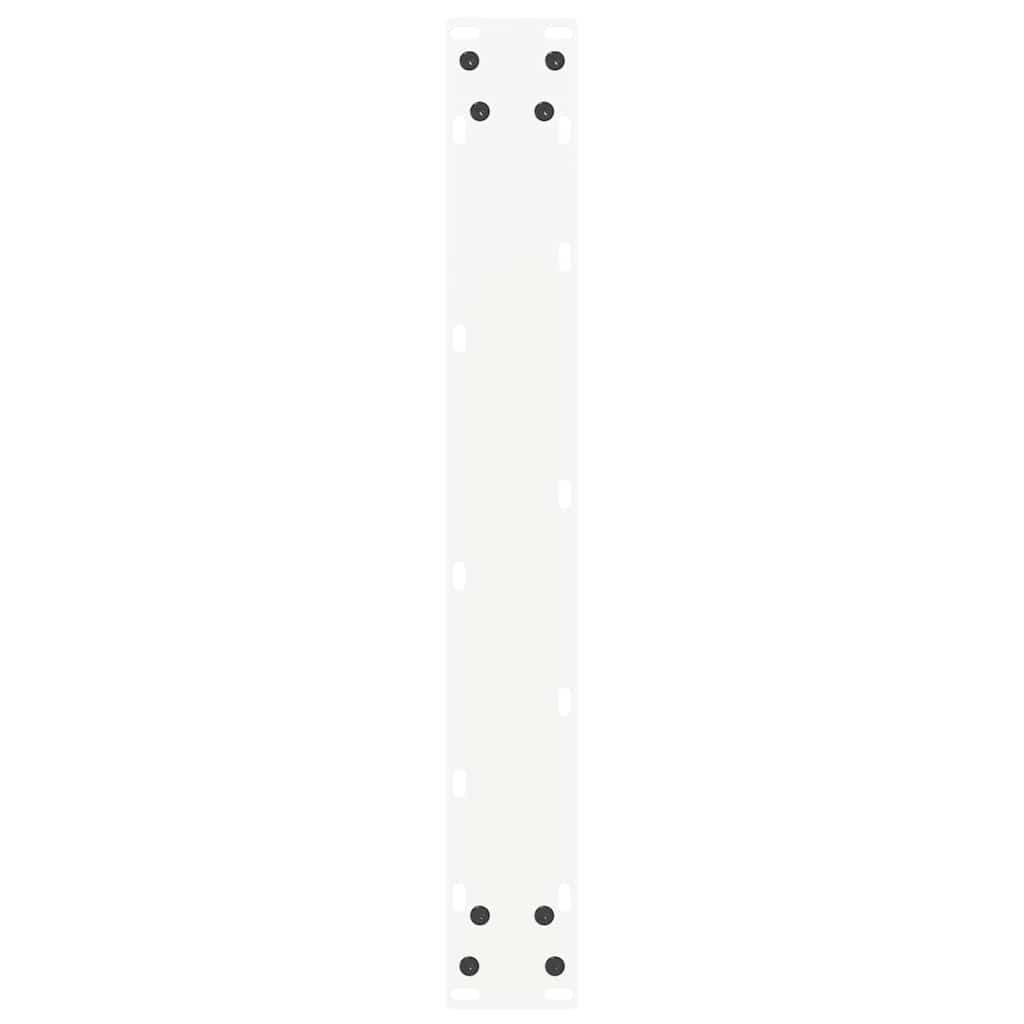 Bāra galda kājas, U veida, 2 gab., baltas, 60x(110-111) cm, tērauds