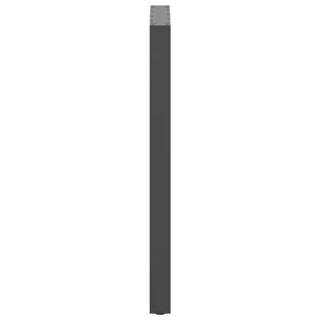 Bar Table Legs, U-shaped, 2 pcs, Anthracite, 60x(110-111) cm, Steel
