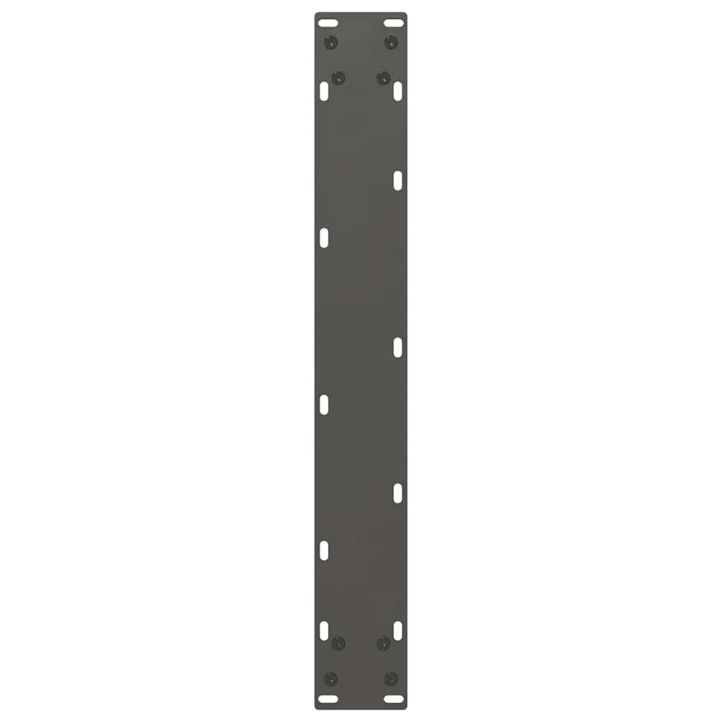 Bar Table Legs, U-shaped, 2 pcs, Anthracite, 60x(110-111) cm, Steel