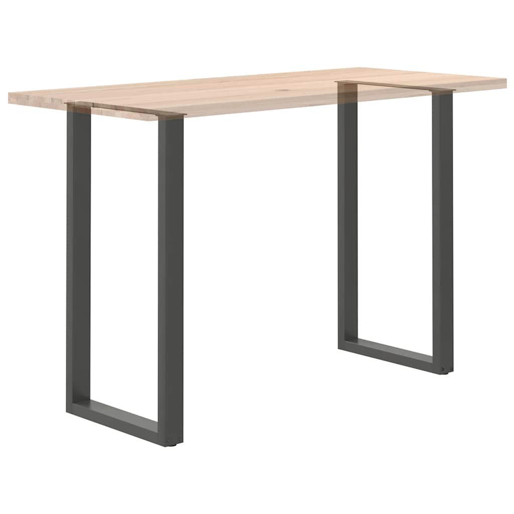 Bar Table Legs, U-shaped, 2 pcs, Anthracite, 60x(110-111) cm, Steel