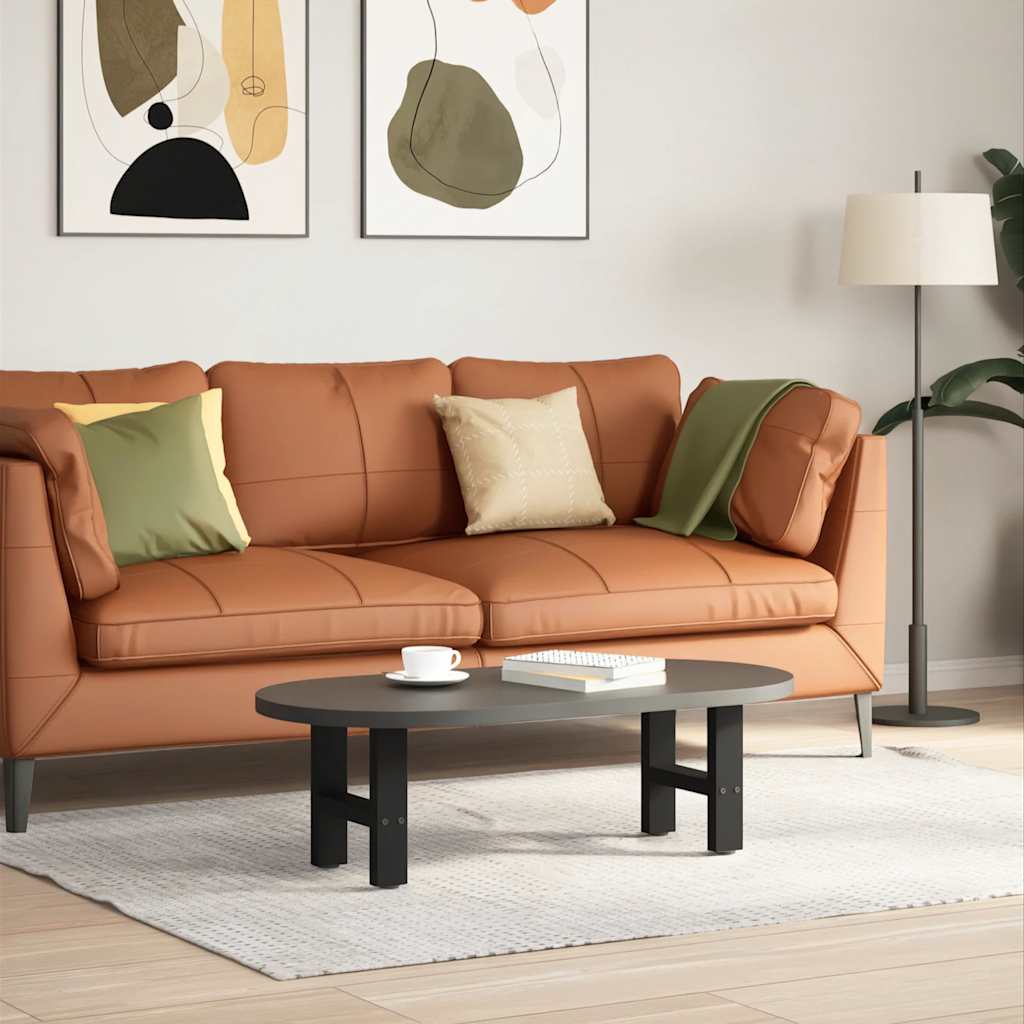 Kavos staliuko kojelės, juodos, 2 vnt., 30x(30-31) cm, plienas