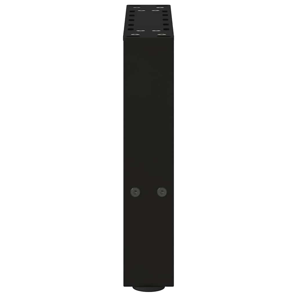 Kavos staliuko kojelės, juodos, 2 vnt., 30x(30-31) cm, plienas