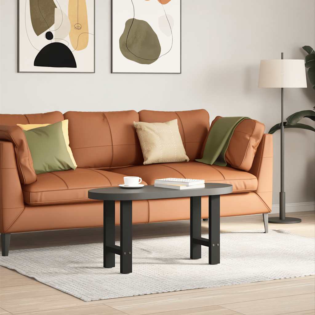 Kavos staliuko kojelės, juodos, 2 vnt., 28x(42-43) cm, plienas