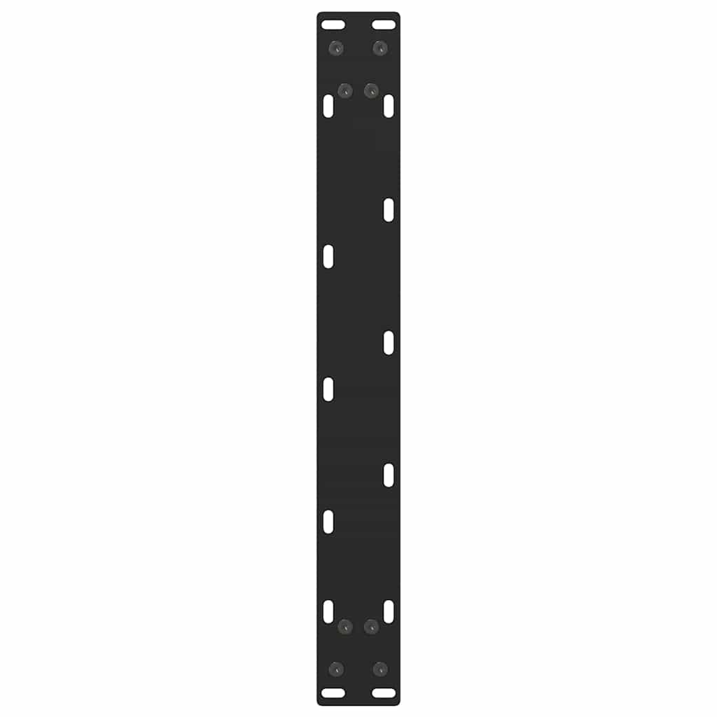 Kavos staliuko kojos, juodos, 2 vnt., 50x(42-43) cm, plienas