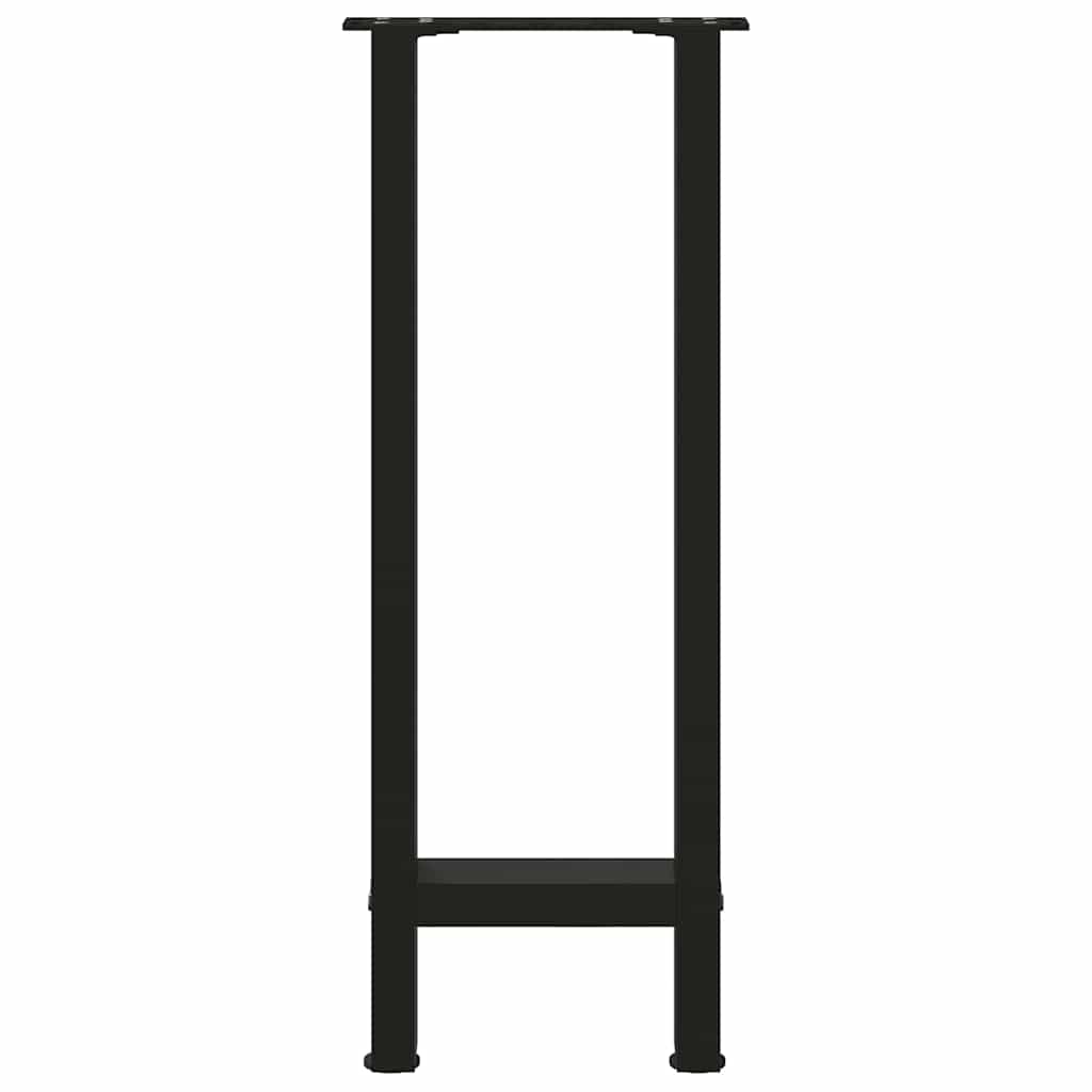 Konsolinio stalo kojos, juodos, 2 vnt., 28x(72-73) cm, plienas