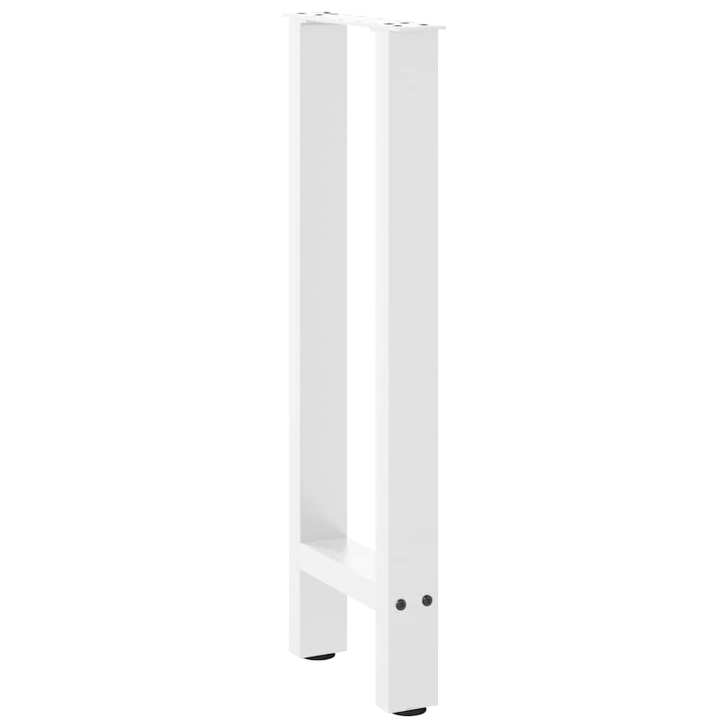 Konsolinio stalo kojos, baltos, 2 vnt., 28x(72-73) cm, plienas