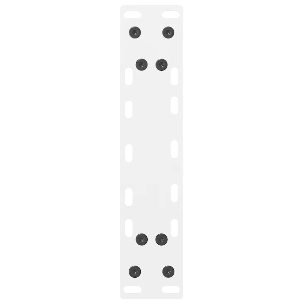 Konsolinio stalo kojos, baltos, 2 vnt., 28x(72-73) cm, plienas