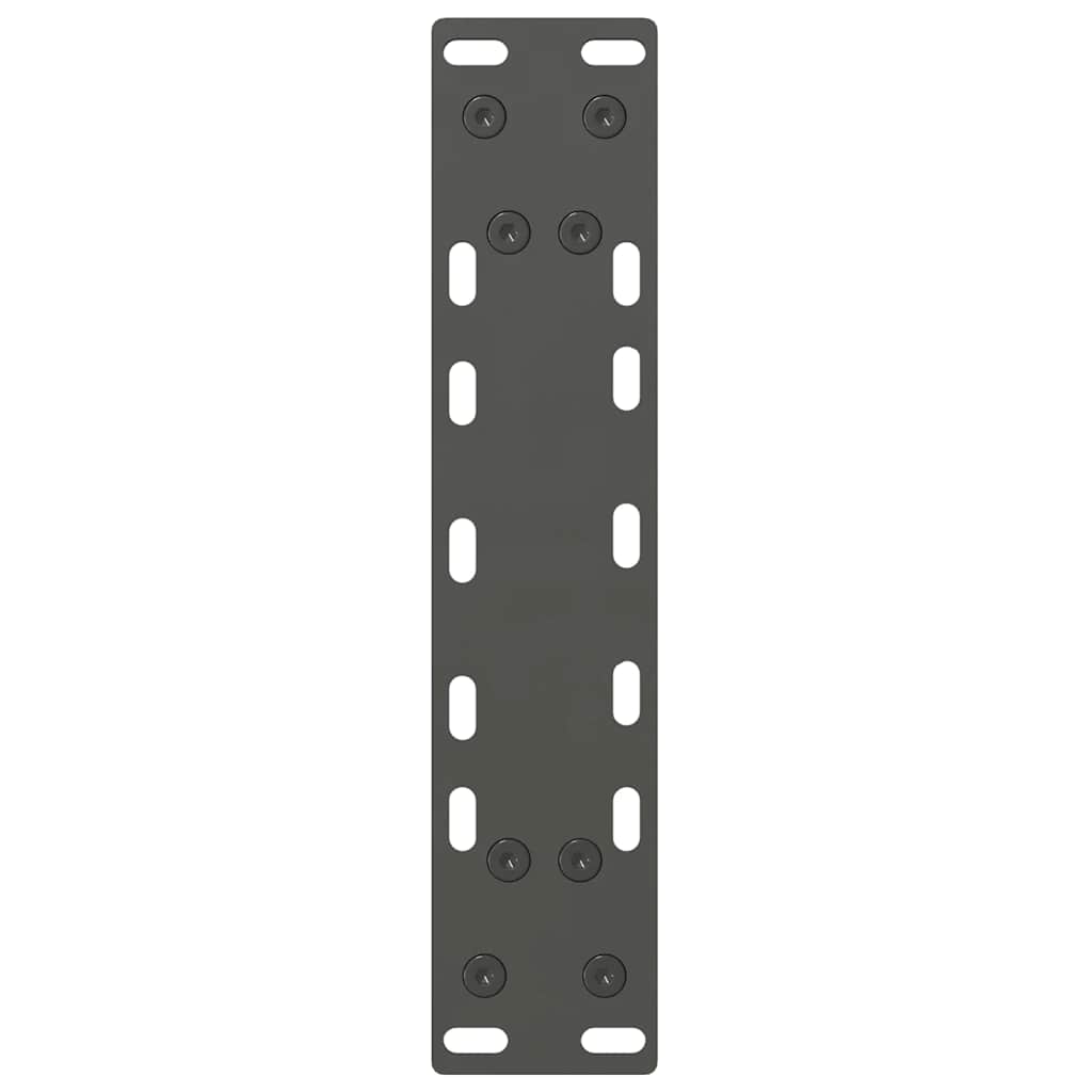 Konsolinio stalo kojos, antracito spalvos, 2 vnt., 28x(72-73) cm, plienas