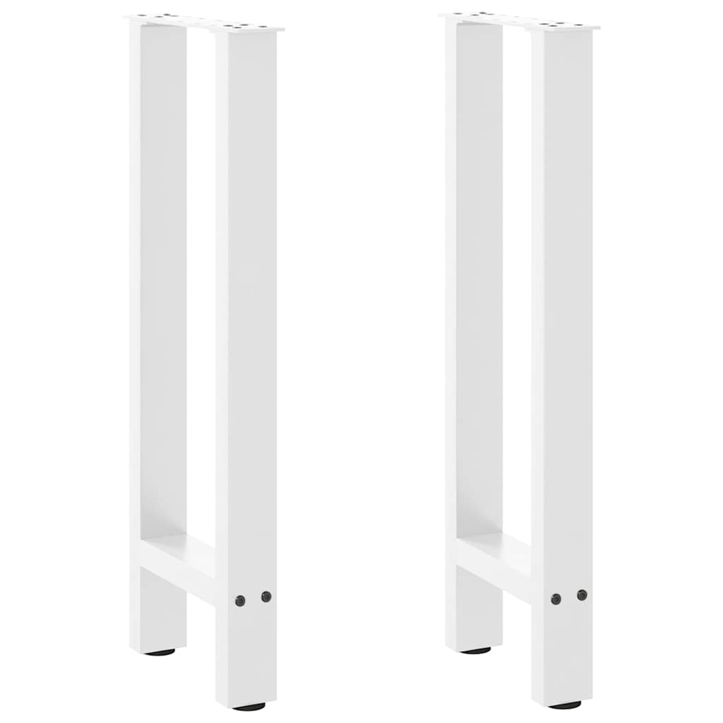 Konsolinio stalo kojos, baltos, 2 vnt., 38x(72-73) cm, plienas