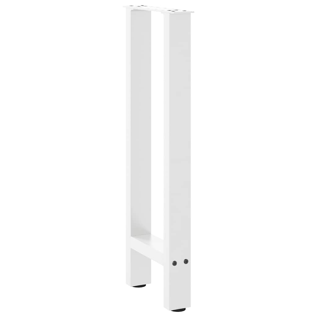 Konsolinio stalo kojos, baltos, 2 vnt., 38x(72-73) cm, plienas