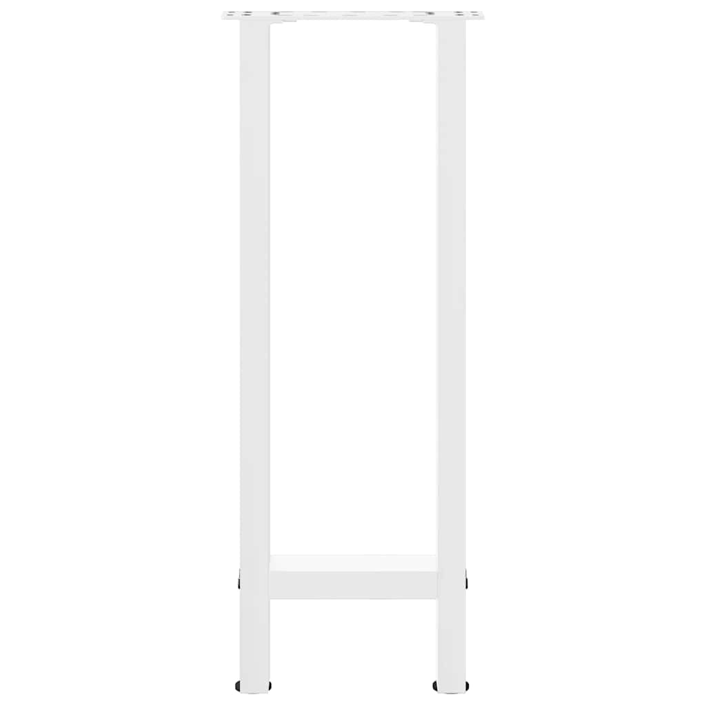 Konsolinio stalo kojos, baltos, 2 vnt., 38x(72-73) cm, plienas