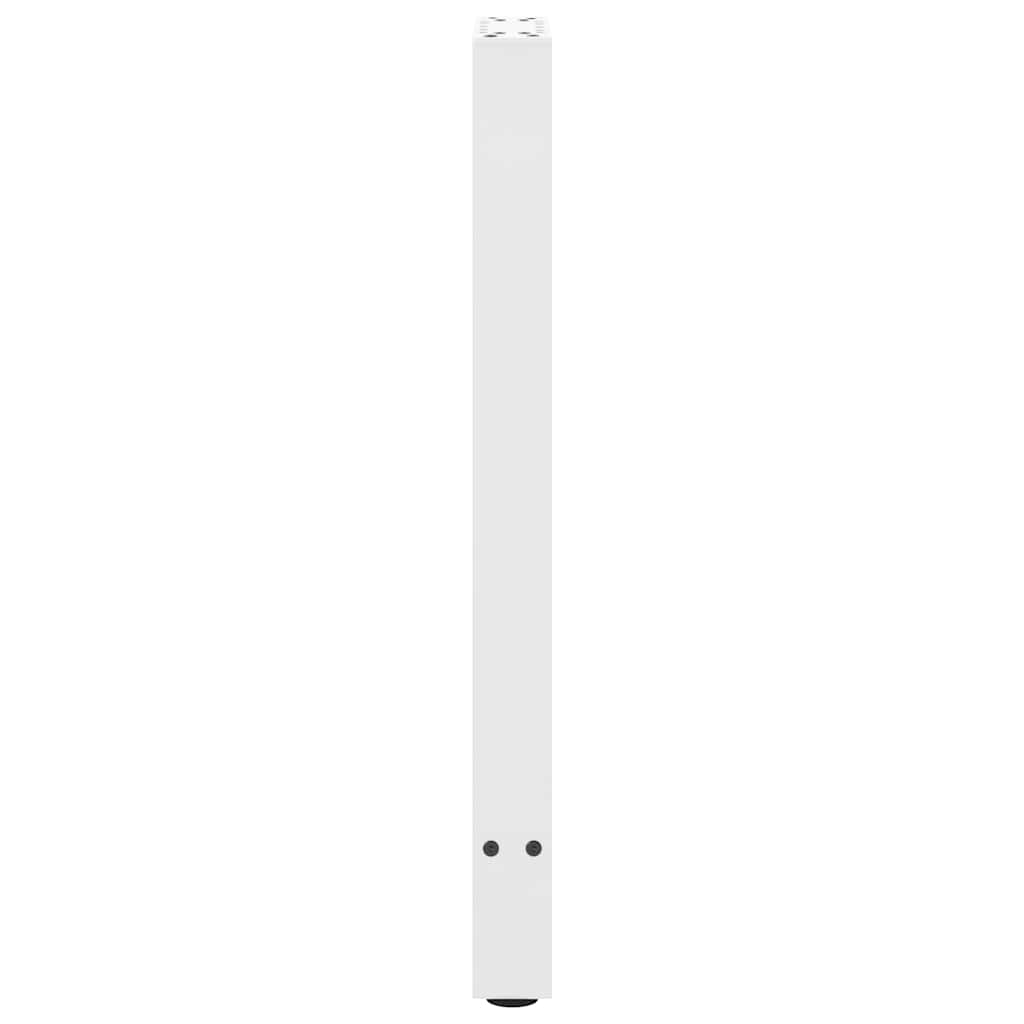 Konsolinio stalo kojos, baltos, 2 vnt., 38x(72-73) cm, plienas