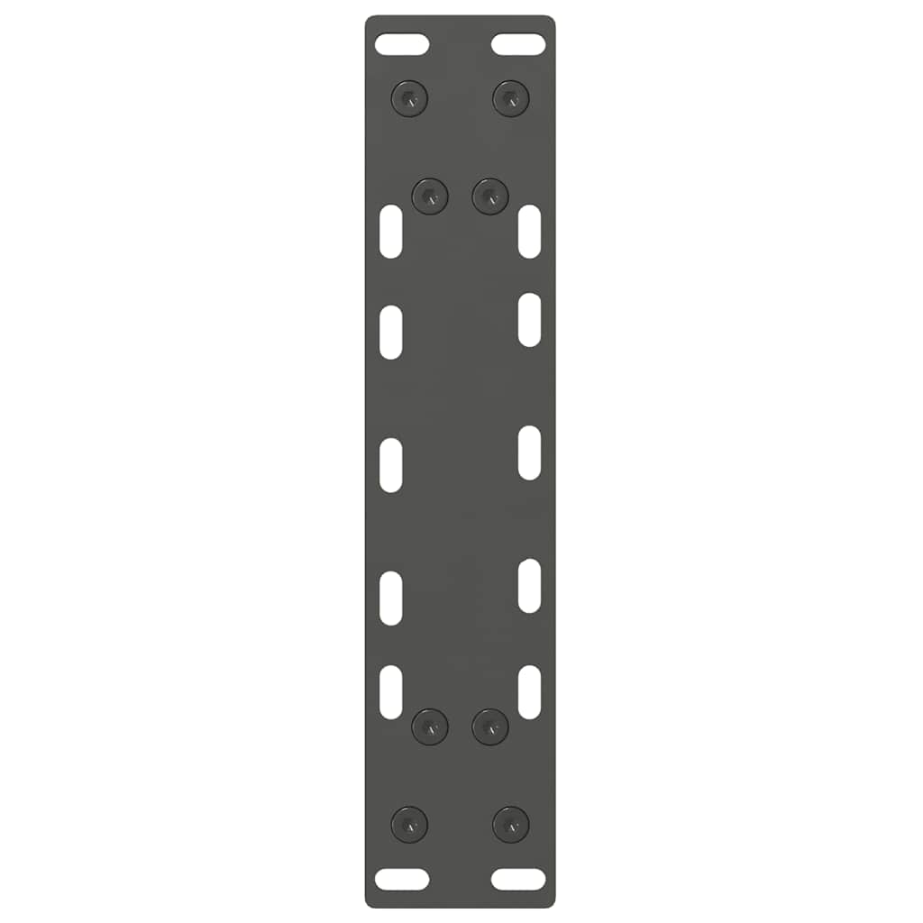 Konsolinio stalo kojos, antracito spalvos, 2 vnt., 38x(72-73) cm, plienas