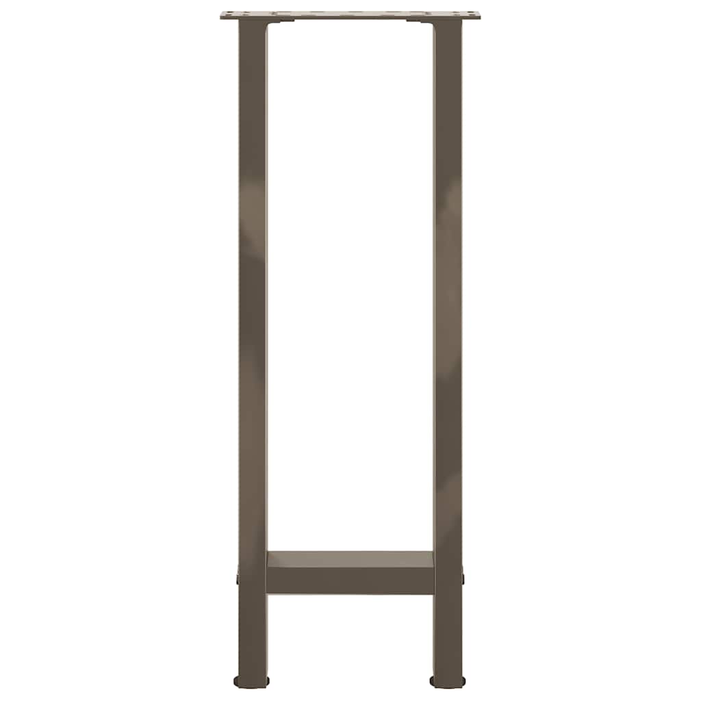 Konsolinio stalo kojos, 2 vnt., 38x(72-73) cm, natūralus plienas